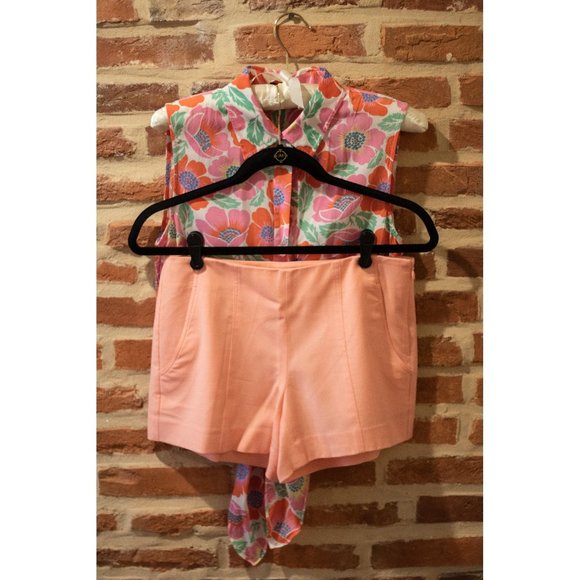 Theory Shorts in Pink - Picture 3 of 6